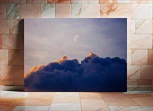 Πίνακας, Moon and Clouds at Dusk Σελήνη και σύννεφα στο σούρουπο