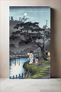 Πίνακας, Moon at Sekiguchi (1936) by Hiroaki Takahashi