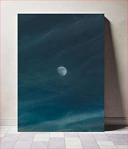 Πίνακας, Moon in Cloudy Sky Σελήνη σε συννεφιασμένο ουρανό
