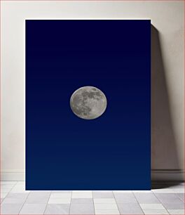 Πίνακας, Moon in Night Sky Σελήνη στον νυχτερινό ουρανό