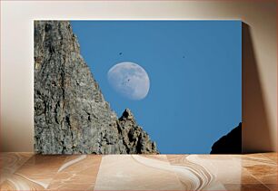 Πίνακας, Moon Over Rocky Peaks Σελήνη πάνω από Βραχώδεις Κορυφές