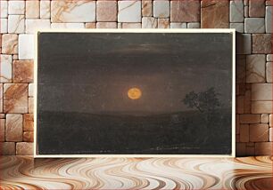 Πίνακας, Moonlight by Frederic Edwin Church, American, 1826–1900