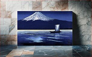 Πίνακας, Moonlight on Mt. Fuji, Lilian May Miller