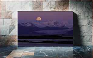 Πίνακας, Moonlit Mountain Landscape Φεγγαρόφωτο ορεινό τοπίο