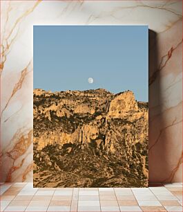 Πίνακας, Moonrise Over Rocky Mountains Ανατολή Σελήνης πάνω από Βραχώδη Όρη