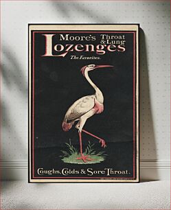 Πίνακας, Moore's Throat & Lung Lozenges, the favorites. Coughs, colds & sore throat