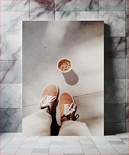 Πίνακας, Morning Coffee and Casual Style Πρωινός καφές και casual στυλ