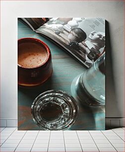 Πίνακας, Morning Coffee and Reading Πρωινός καφές και διάβασμα