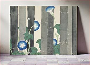 Πίνακας, Morning glories from Momoyogusa–Flowers of a Hundred Generations (1909) by Kamisaka Sekka