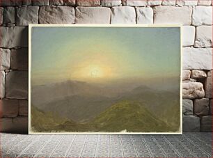 Πίνακας, Morning Landscape by Frederic Edwin Church, American, 1826–1900