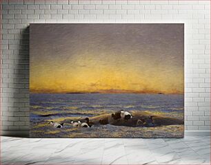 Πίνακας, Morning Mood by the Sea (1896) by Bruno Liljefors
