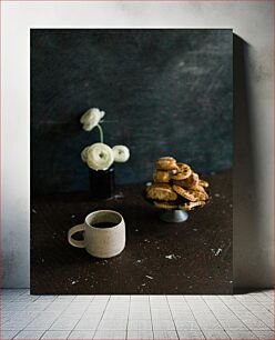 Πίνακας, Morning Still Life with Coffee and Pastries Πρωινή νεκρή φύση με καφέ και γλυκά