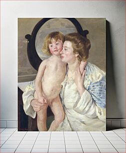 Πίνακας, Mother and Child (The Oval Mirror) (ca. 1899) by Mary Cassatt
