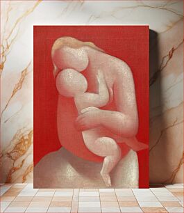 Πίνακας, Mother (pink madonna) (1933) by Mikulas Galanda