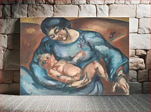 Πίνακας, Mother's love by Othon Friesz