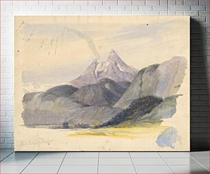 Πίνακας, Motif from berchtesgaden by Friedrich Carl von Scheidlin