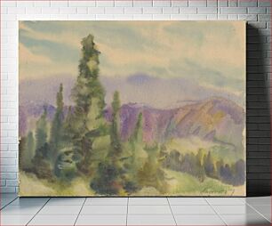Πίνακας, Motif from liptov mountains by Zolo Palugyay