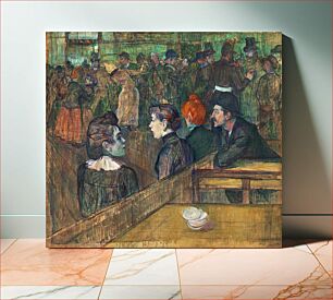 Πίνακας, Moulin de la Galette (1889) by Henri de Toulouse–Lautrec
