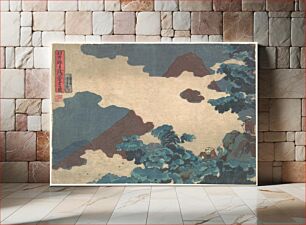 Πίνακας, Mount Asama (1850) by Utagawa Kuniyoshi