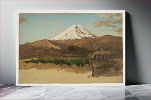 Πίνακας, Mount Chimborazo by Frederic Edwin Church, American, 1826–1900