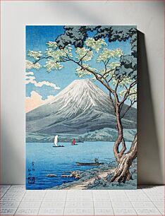 Πίνακας, Mount Fuji from Lake Yamanaka by Hiroaki Takahashi (1871–1945)