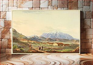 Πίνακας, Mount Parnassus, by Edward Dodwell, in 1821