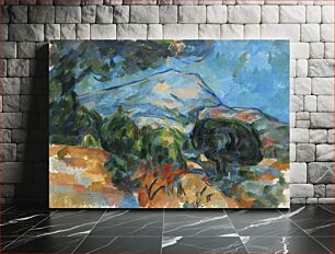 Πίνακας, Mount Sainte–Victoire (ca. 1904) by Paul Cézanne