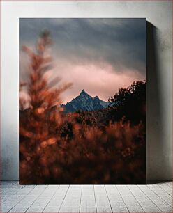 Πίνακας, Mountain at Sunset Βουνό στο ηλιοβασίλεμα