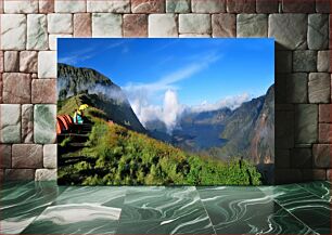 Πίνακας, Mountain Camping with Scenic View Κάμπινγκ βουνού με γραφική θέα