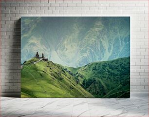 Πίνακας, Mountain Church Landscape Ορεινό εκκλησιαστικό τοπίο