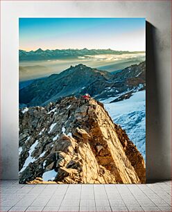Πίνακας, Mountain Climber at Sunrise Ορειβάτης στο Sunrise