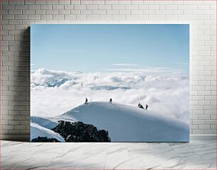 Πίνακας, Mountain Climbers Above the Clouds Ορειβάτες Πάνω από τα Σύννεφα