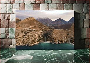 Πίνακας, Mountain Coastal Landscape Ορεινό Παράκτιο Τοπίο