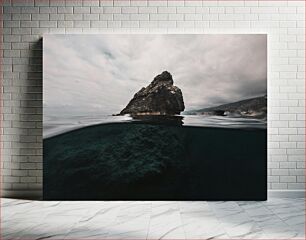 Πίνακας, Mountain Emerging from the Sea Βουνό που αναδύεται από τη θάλασσα