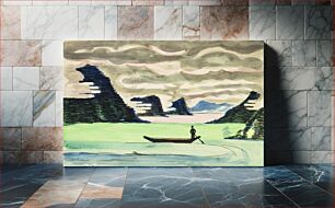 Πίνακας, Mountain Lake (ca.1930) by Ernst Ludwig Kirchner