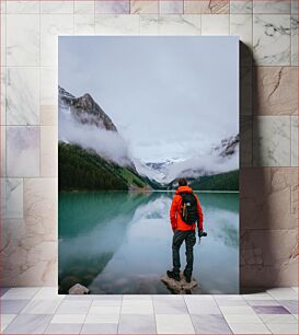 Πίνακας, Mountain Lake Reflection Αντανάκλαση της λίμνης του βουνού