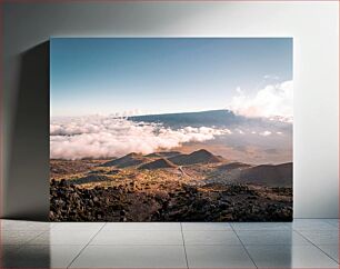 Πίνακας, Mountain Landscape Above Clouds Ορεινό Τοπίο Πάνω από Σύννεφα