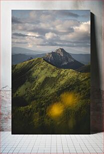 Πίνακας, Mountain Landscape at Dusk Ορεινό τοπίο στο σούρουπο