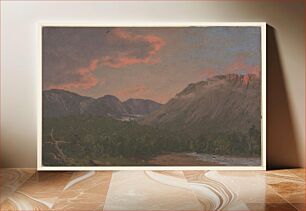 Πίνακας, Mountain Landscape at Sunset, Frederic Edwin Church