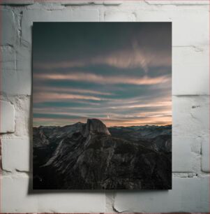 Πίνακας, Mountain Landscape at Sunset Ορεινό τοπίο στο ηλιοβασίλεμα