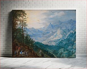 Πίνακας, Mountain landscape by Jan Brueghel d.Æ