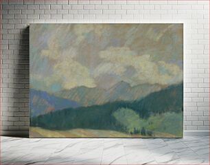 Πίνακας, Mountain landscape by Zolo Palugyay