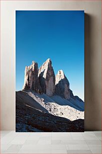 Πίνακας, Mountain Landscape with Clear Blue Sky Ορεινό τοπίο με καταγάλανο ουρανό