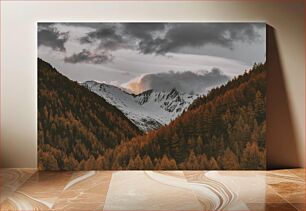 Πίνακας, Mountain Landscape with Clouds Ορεινό τοπίο με σύννεφα