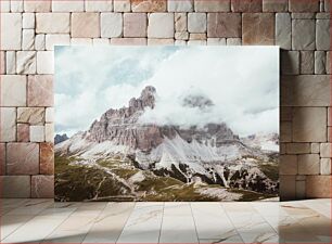 Πίνακας, Mountain Landscape with Low Clouds Ορεινό τοπίο με χαμηλά σύννεφα
