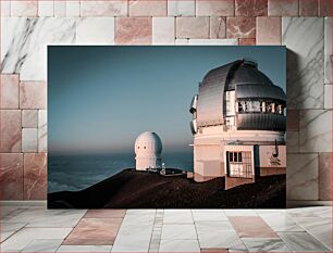 Πίνακας, Mountain Observatory at Sunset Ορεινό Παρατηρητήριο στο Ηλιοβασίλεμα