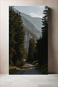 Πίνακας, Mountain Path with Hikers Ορεινό μονοπάτι με πεζοπόρους