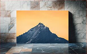Πίνακας, Mountain Peak at Sunset Βουνοκορφή στο ηλιοβασίλεμα