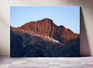 Πίνακας, Mountain Peak at Sunset Βουνοκορφή στο ηλιοβασίλεμα