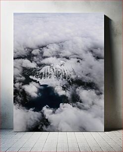 Πίνακας, Mountain Peak Shrouded in Clouds Βουνοκορφή τυλιγμένη στα σύννεφα